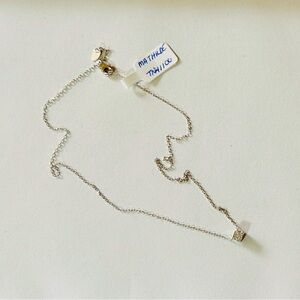 Mathilde cube silver necklace - New